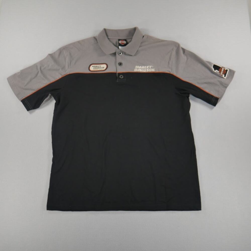 Harley Davidson Polo "A Detroit Original" Mens‎ Short Sleeve Polo Size XL Biker